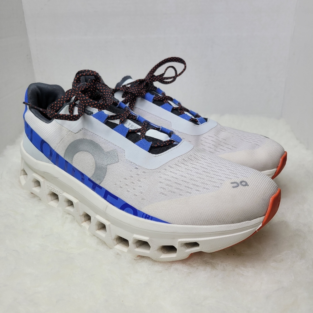 On Running Cloudmonster Frost Cobalt Athletic Running Sneakers Shoes Size 11